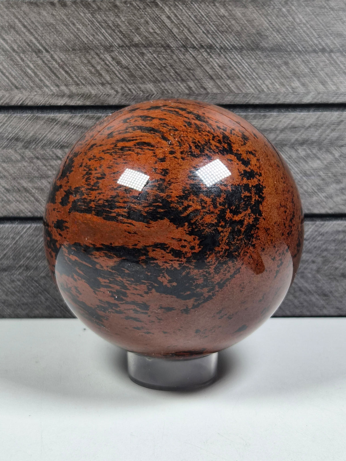 Mahonie Obsidiaan Bol 840 gram