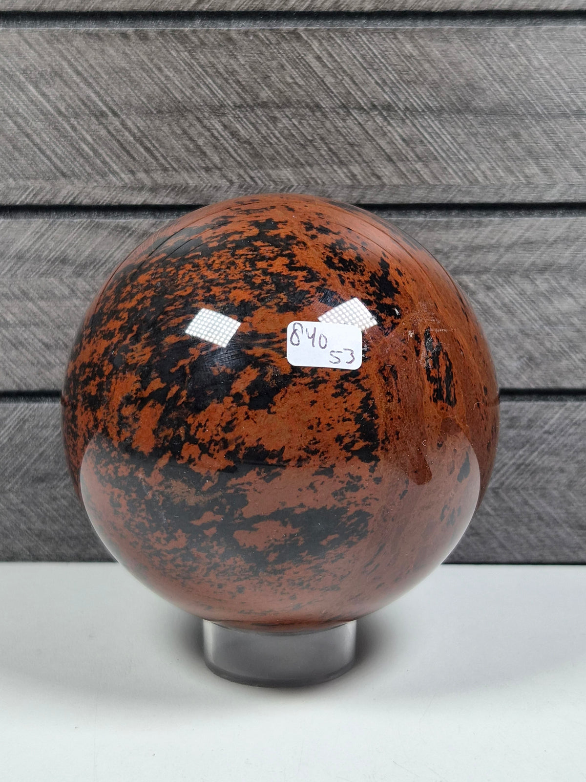 Mahonie Obsidiaan Bol 840 gram