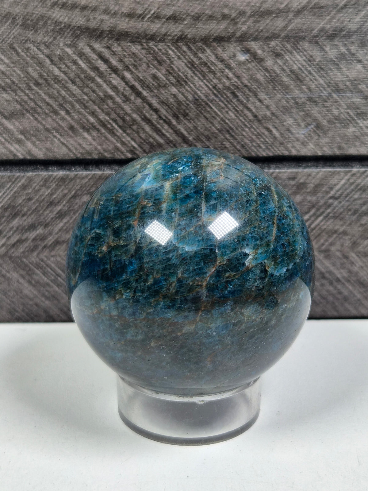 Blauwe Apatiet bol 234 gram