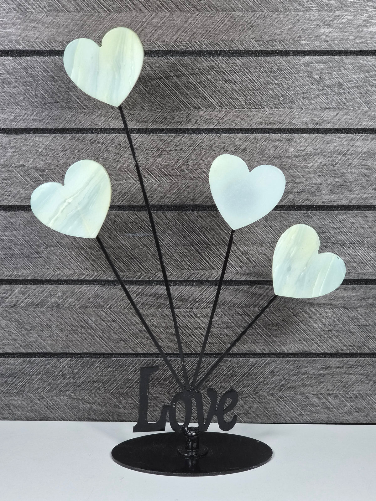 Caribisch Calciet hartjes op Love standaard