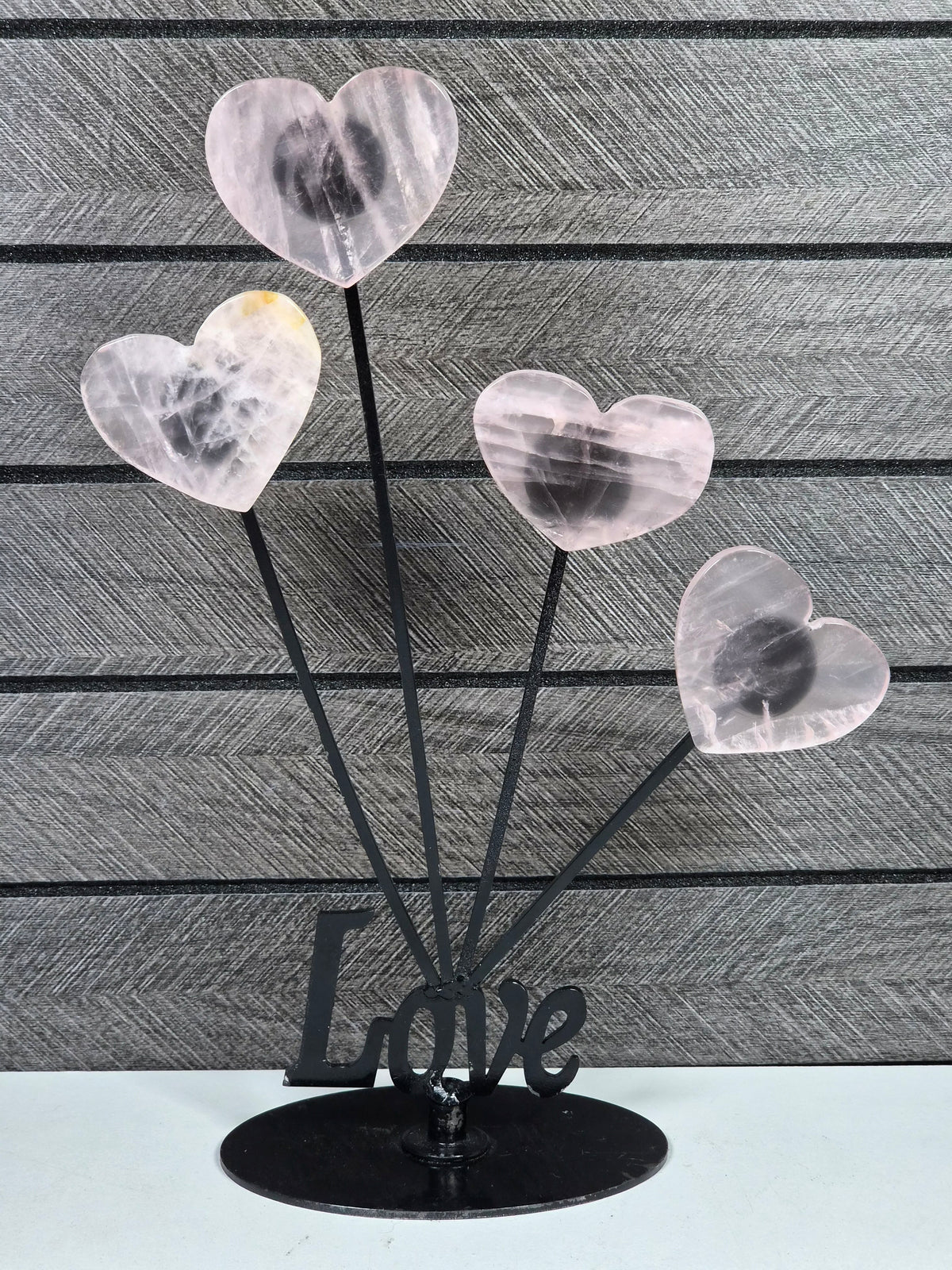 Rozenkwarts Hartjes op Love Standaard nr2