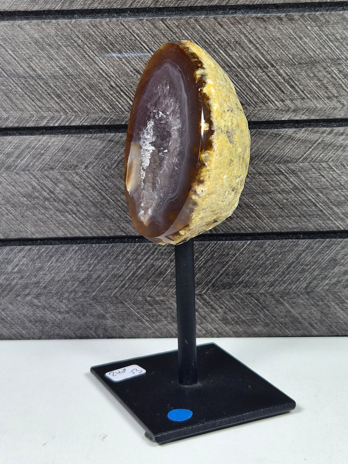 Agaat Geode op Standaard 248 gram