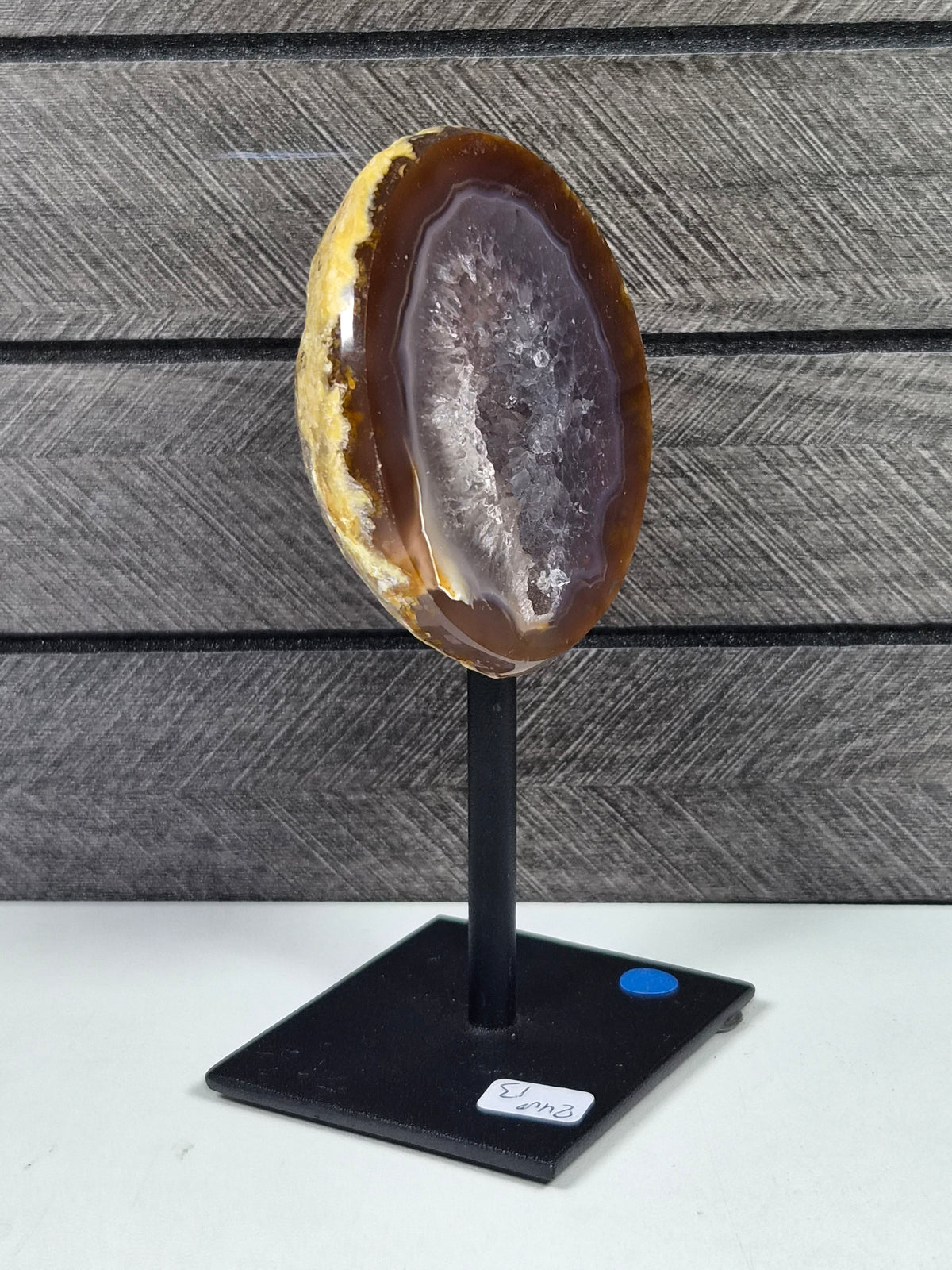 Agaat Geode op Standaard 248 gram