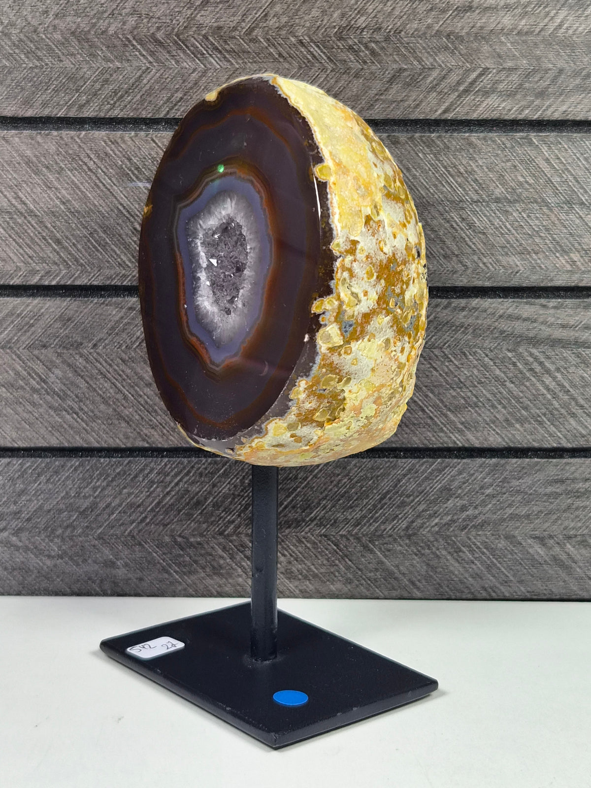 Agaat Geode op Standaard 542 gram