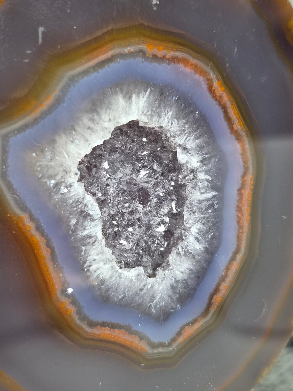 Agaat Geode op Standaard 542 gram