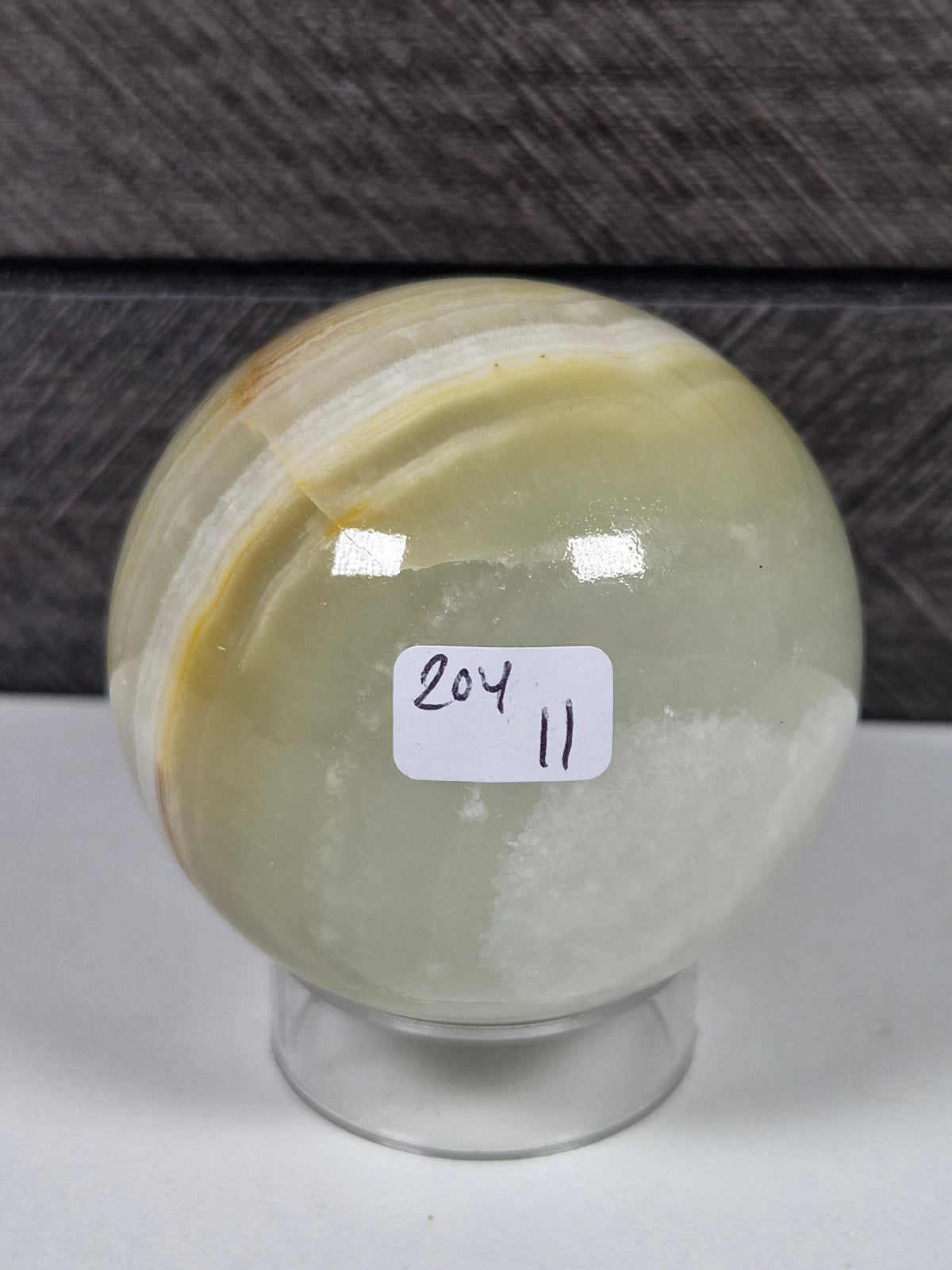 Afghaanse Jade Bol 204 gram