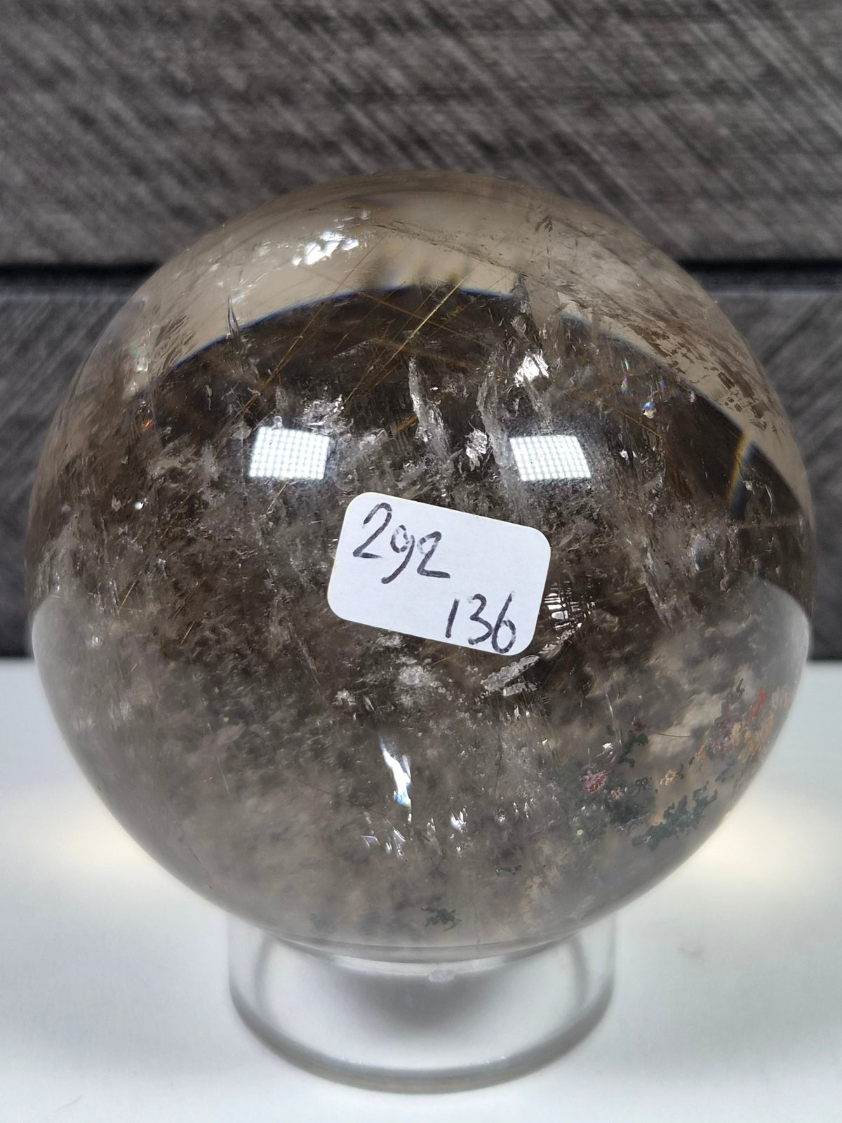 Rookkwarts Rutiel Lodoliet Bol  292 gram (HQ)