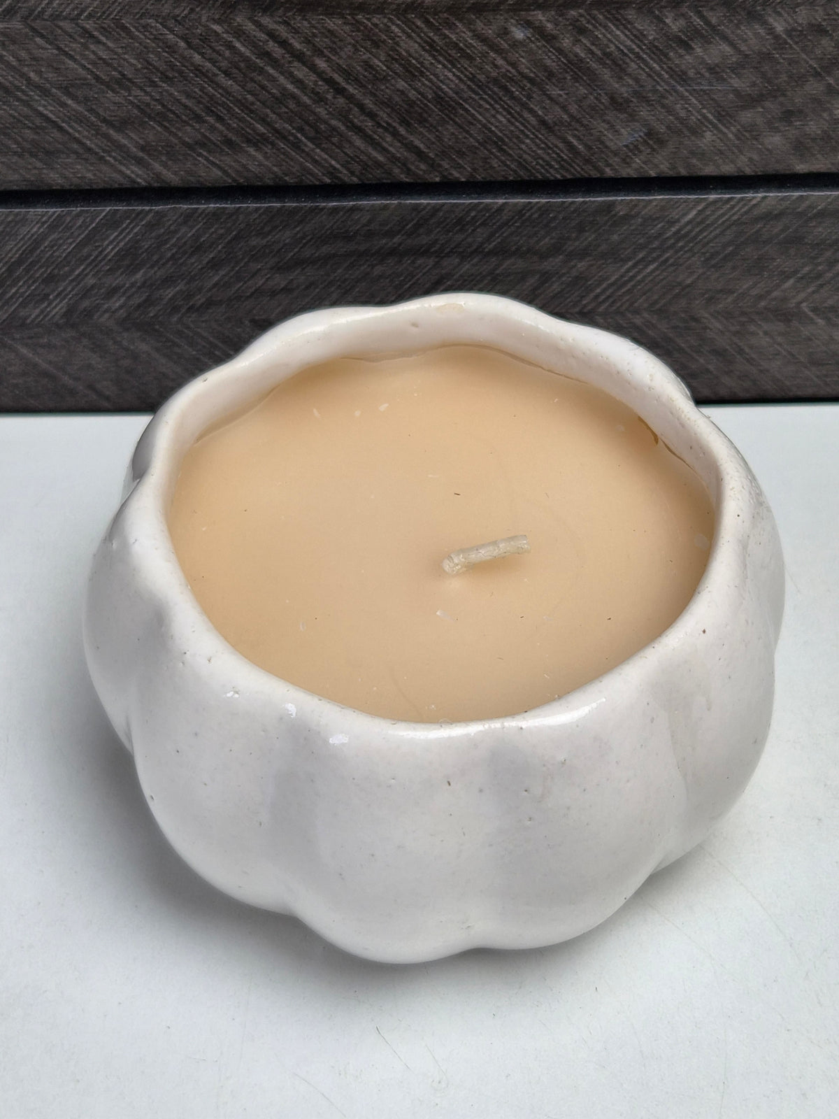 Pompoen Geurkaars Pumpkin Spice Wit