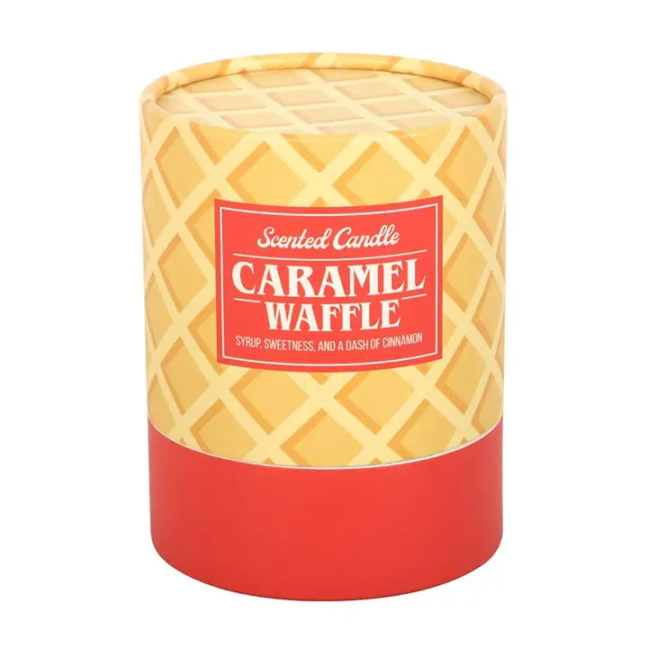 Geurkaars Karamel Wafel