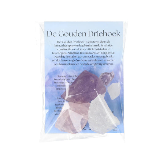 Cadeauzakje Gouden Driehoek ruw