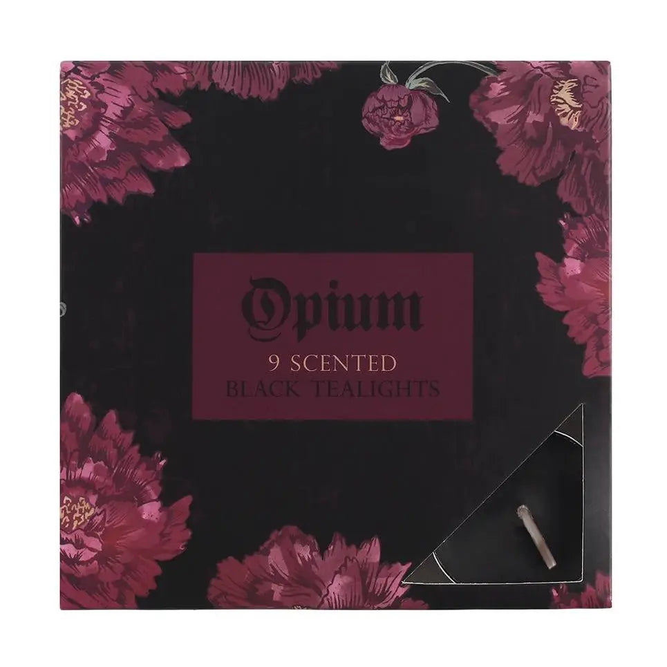 Dark Romance Opium Theelichtjes, Set van 9