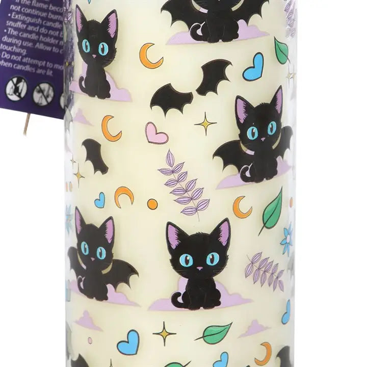 Zwarte Katten Buisgeurkaars Lavendel