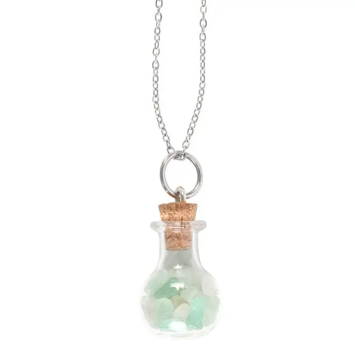 Potion Bottle Ketting Groene Aventurijn