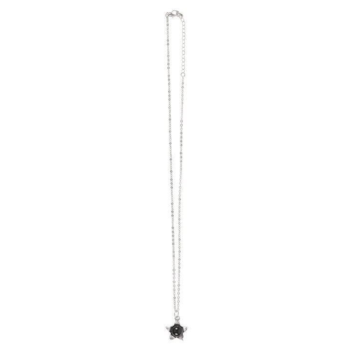 Obsidiaan Deadly Nightshade Ketting met Wenskaart