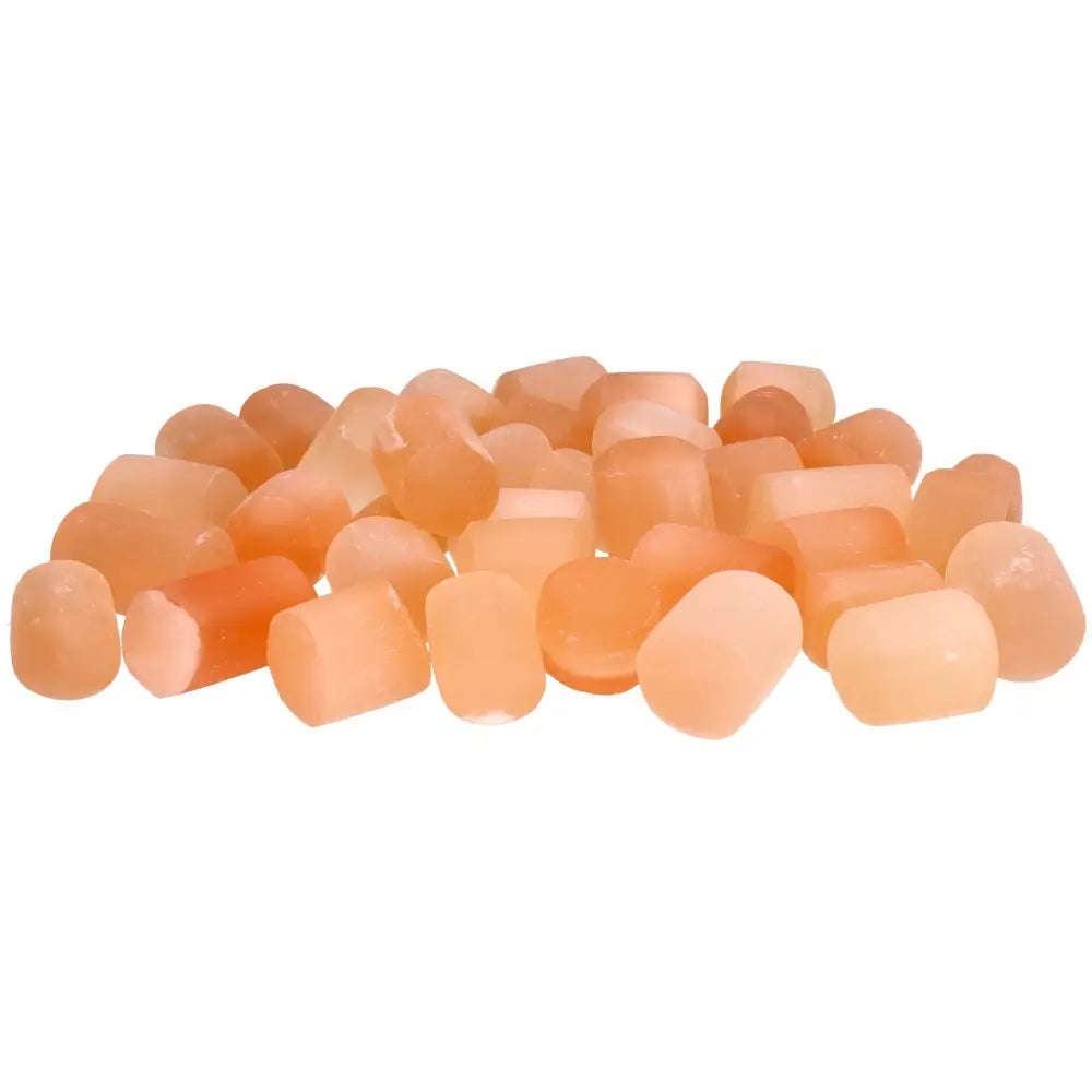 Oranje Seleniet Trommelsteen