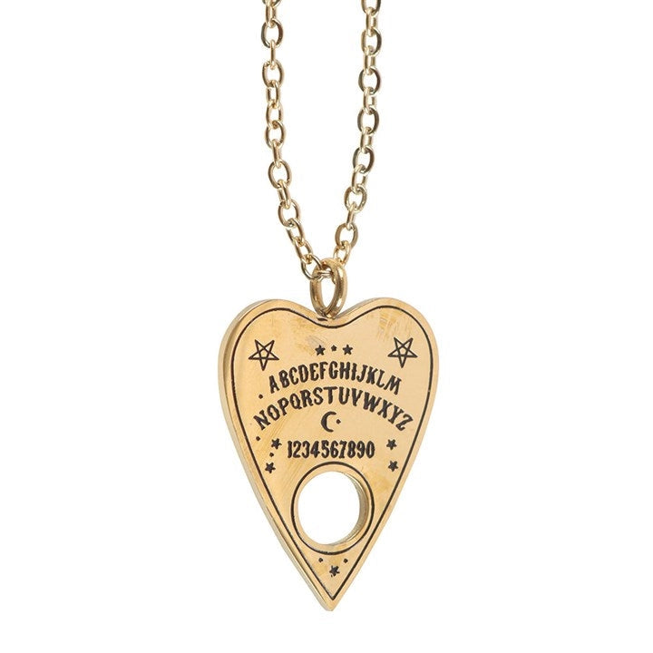 Talking Board Planchette Halsketting op Wenskaart