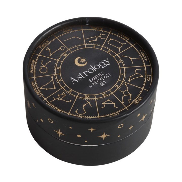 Astrologiewiel Oorbellen en Halsketting