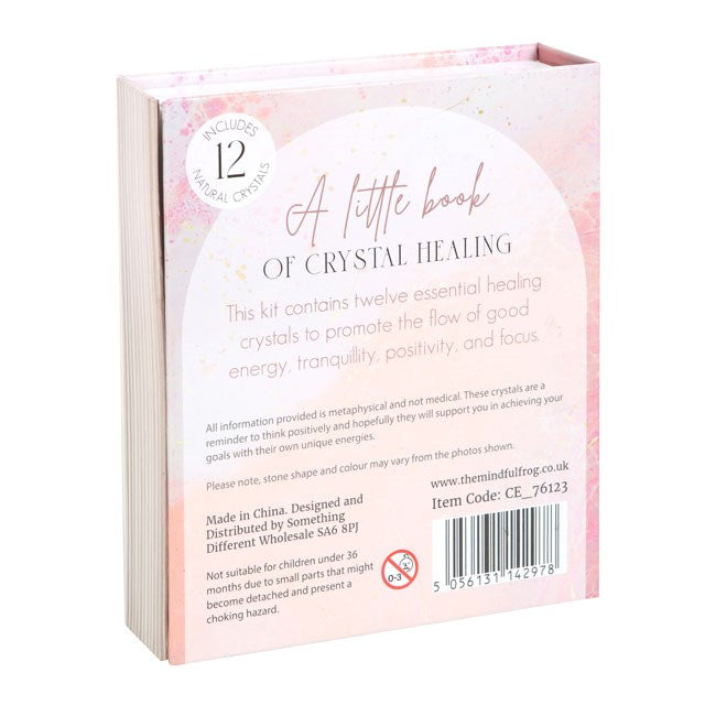 A Little Book of Crystal Healing, 12 Trommelstenen Geschenkset