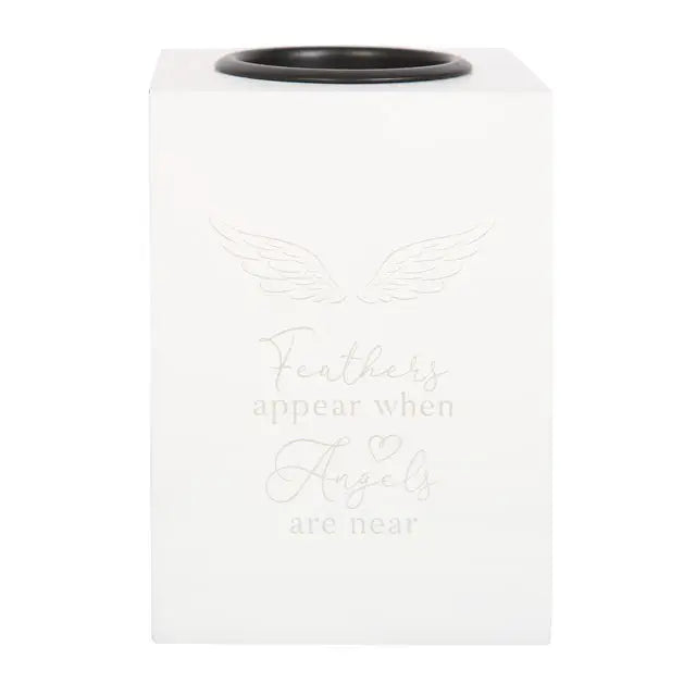 Gedenk Waxinelichthouder, Feathers Appear When Angels Are Near