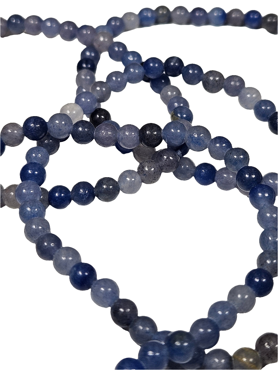 Blauwe aventurijn armband 4mm