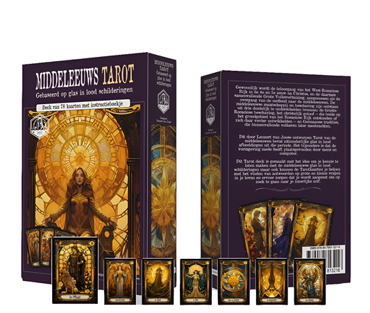 Middeleeuws Tarot (Gebaseerd op glas in lood schilderingen, Nederlands)