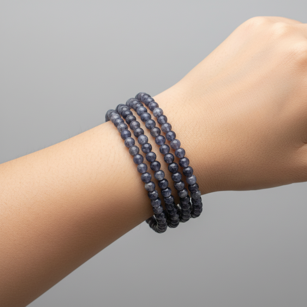 Cordierit-Armband 4mm