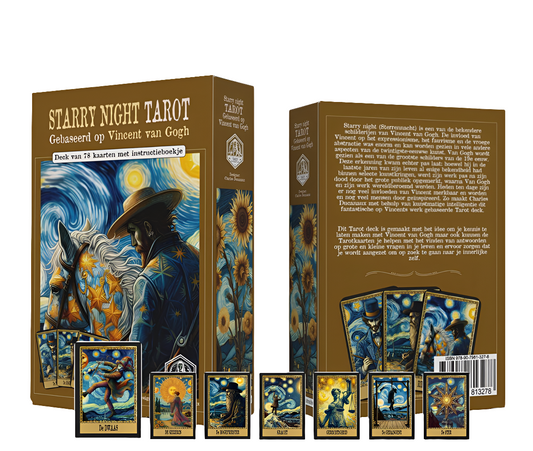 Starry night Tarot (Gebaseerd op Vincent van Gogh, Nederlands)