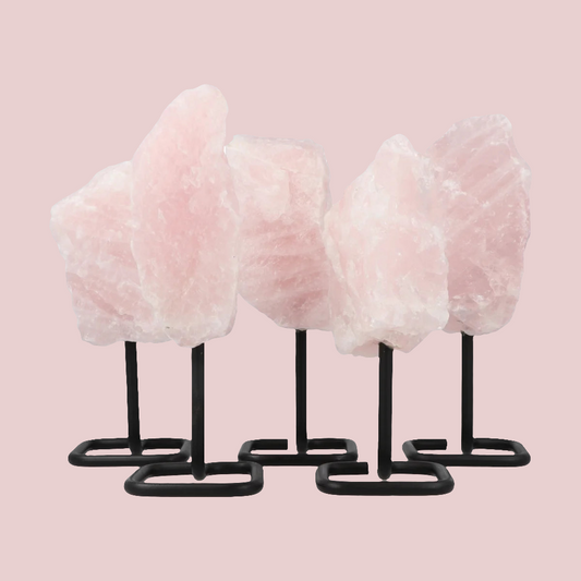 Ruwe Rozenkwarts op standaard