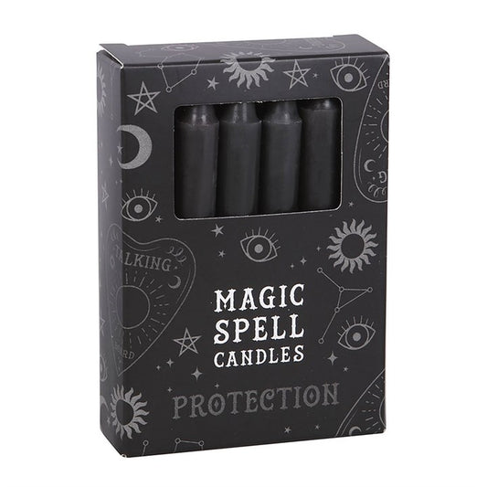 Spell Candles Bescherming (zwart)