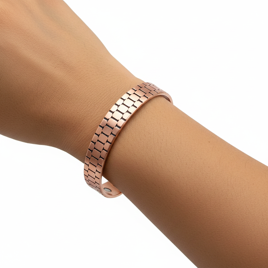 Koperen Armband Blokjes