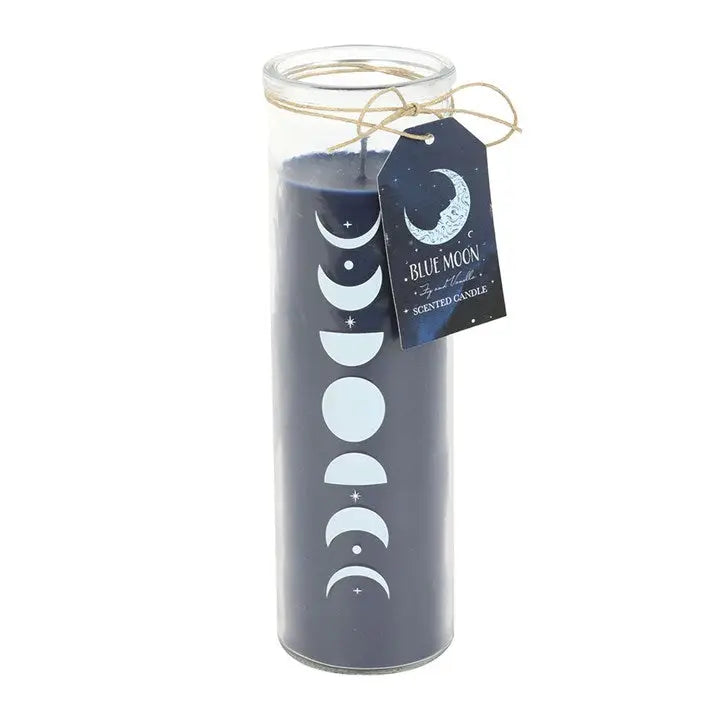 Blue Moon Duftkerze im Glas (Wilde Heidelbeere und Vanille)