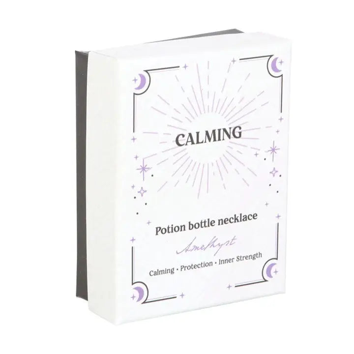 Potion Bottle Ketting Amethist