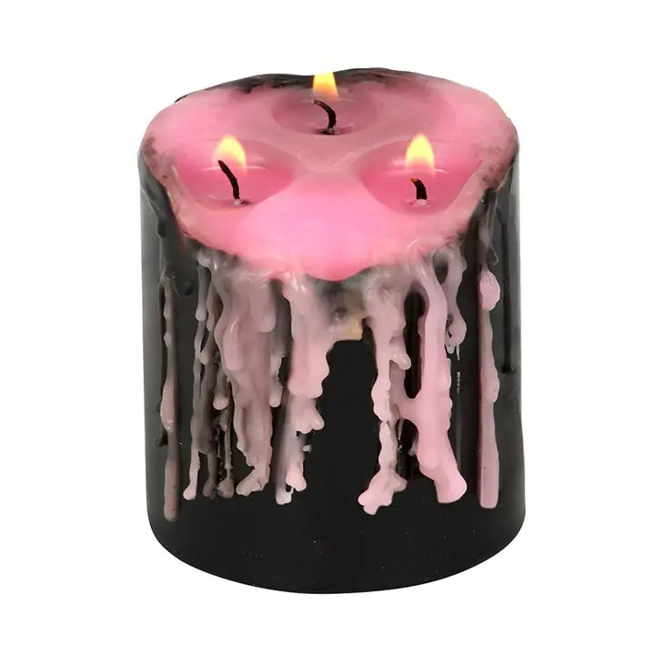 Draculina Roze Vampiertranen Kaars