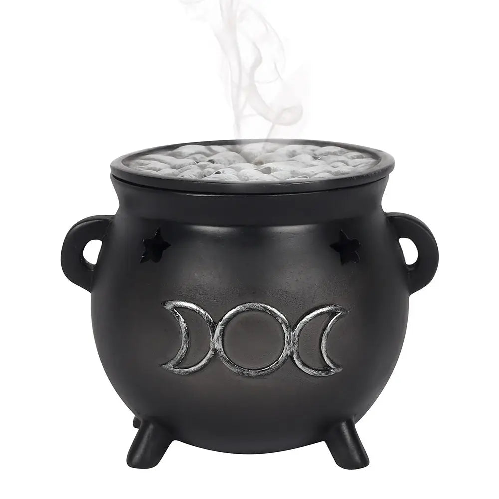 Cauldron Triple Moon Wierookhouder