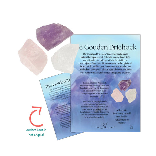 Cadeauzakje Gouden Driehoek ruw