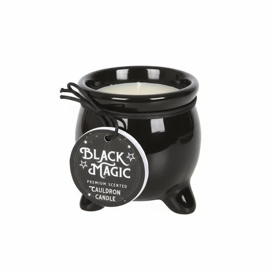 Heksenketel Geurkaars Wit - Geluk (Bloedsinaasappel en Jasmijn)