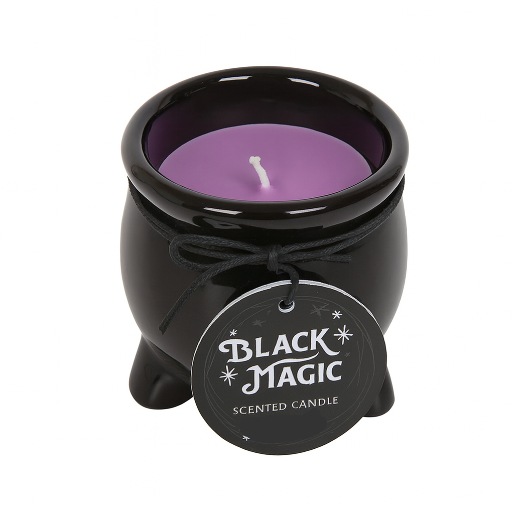 HeksenKetel Geurkaars Paars Welvaart (Lavendel en Rozemarijn)