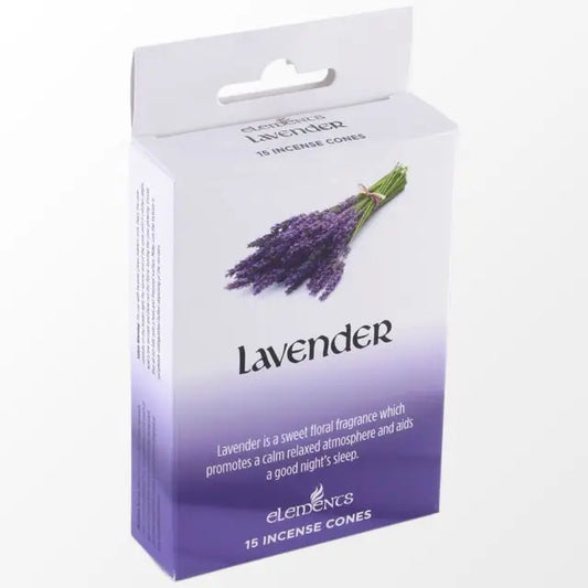 Elements Wierookkegels Lavendel