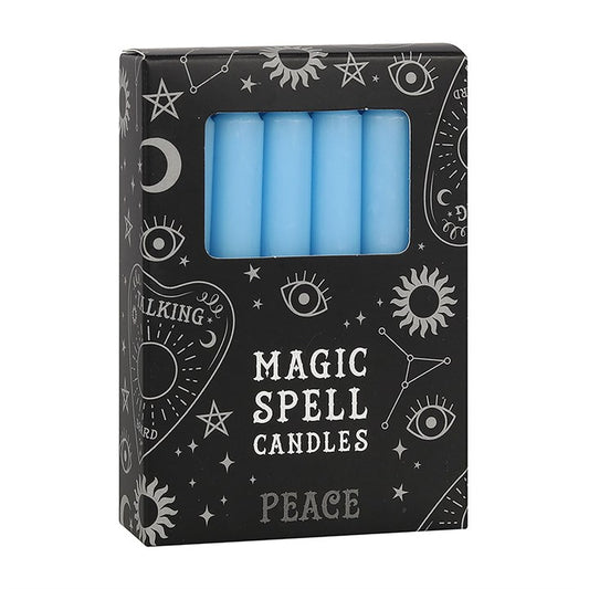 Spell Candles Vrede (lichtblauw)