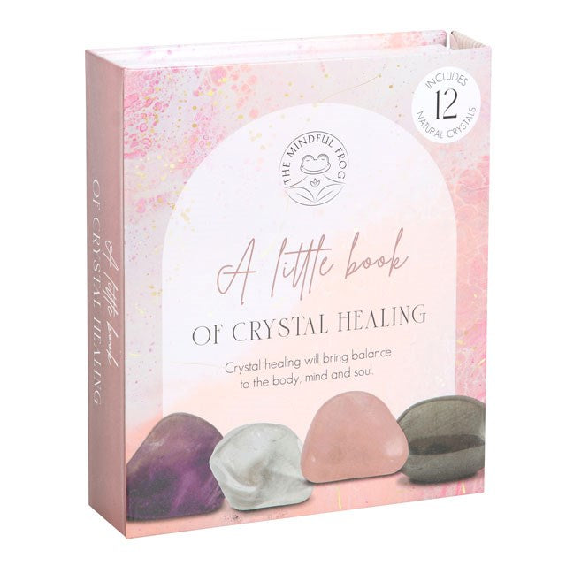 A Little Book of Crystal Healing, 12 Trommelstenen Geschenkset