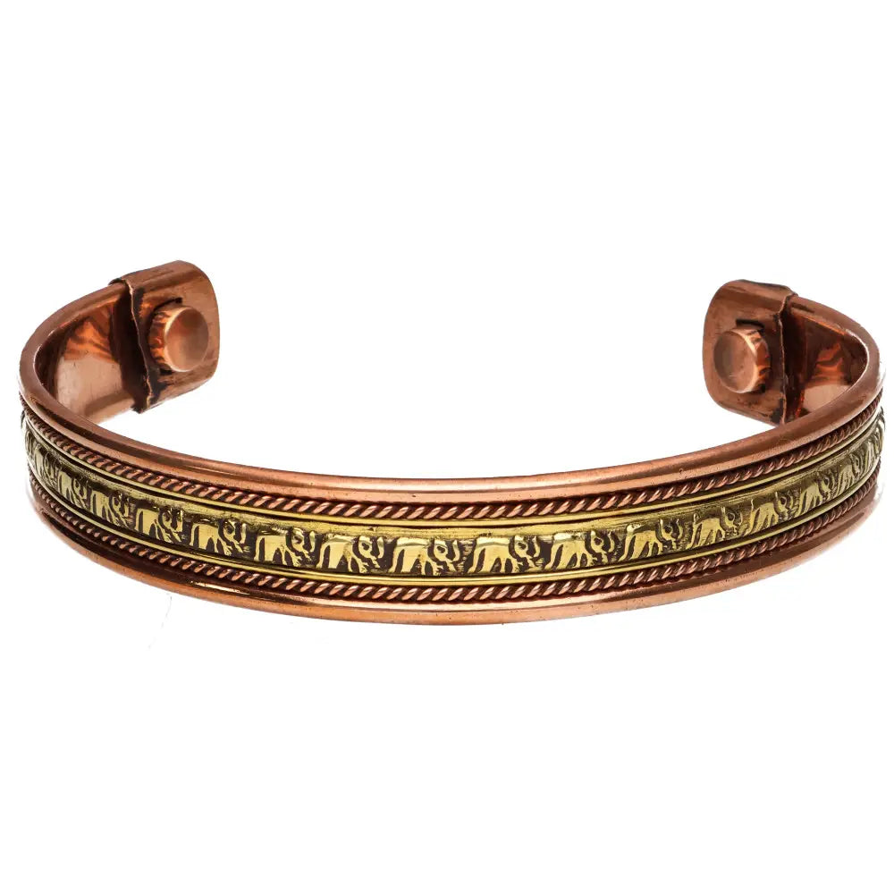 Koperen Armband Olifanten