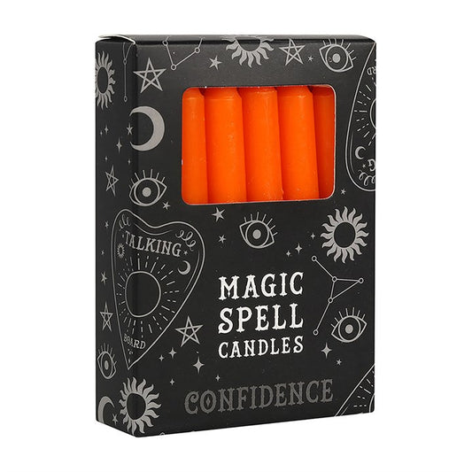 Spell Candles Zelfvertrouwen (oranje)