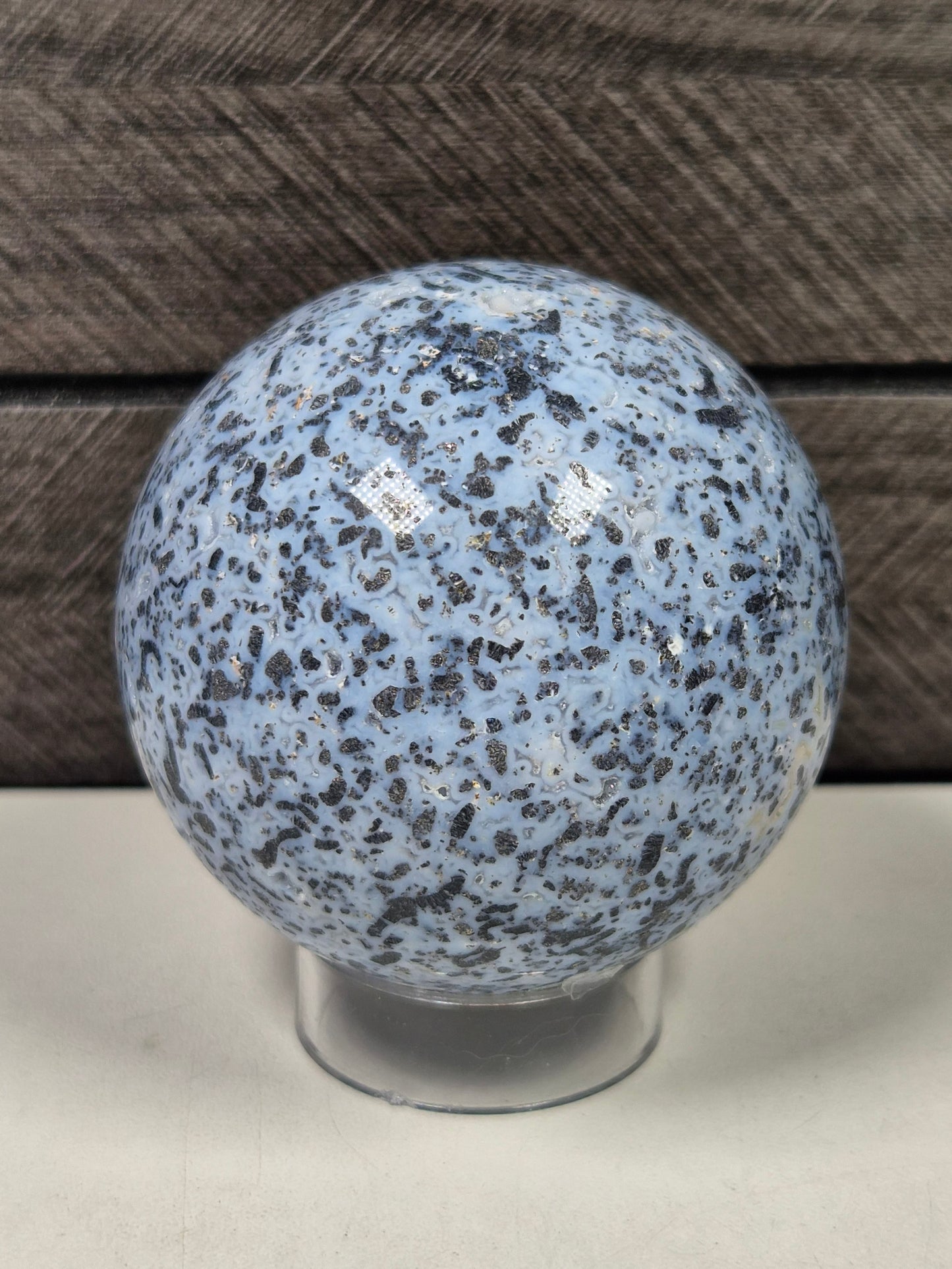 Blauwe Agaat bol 272 gram