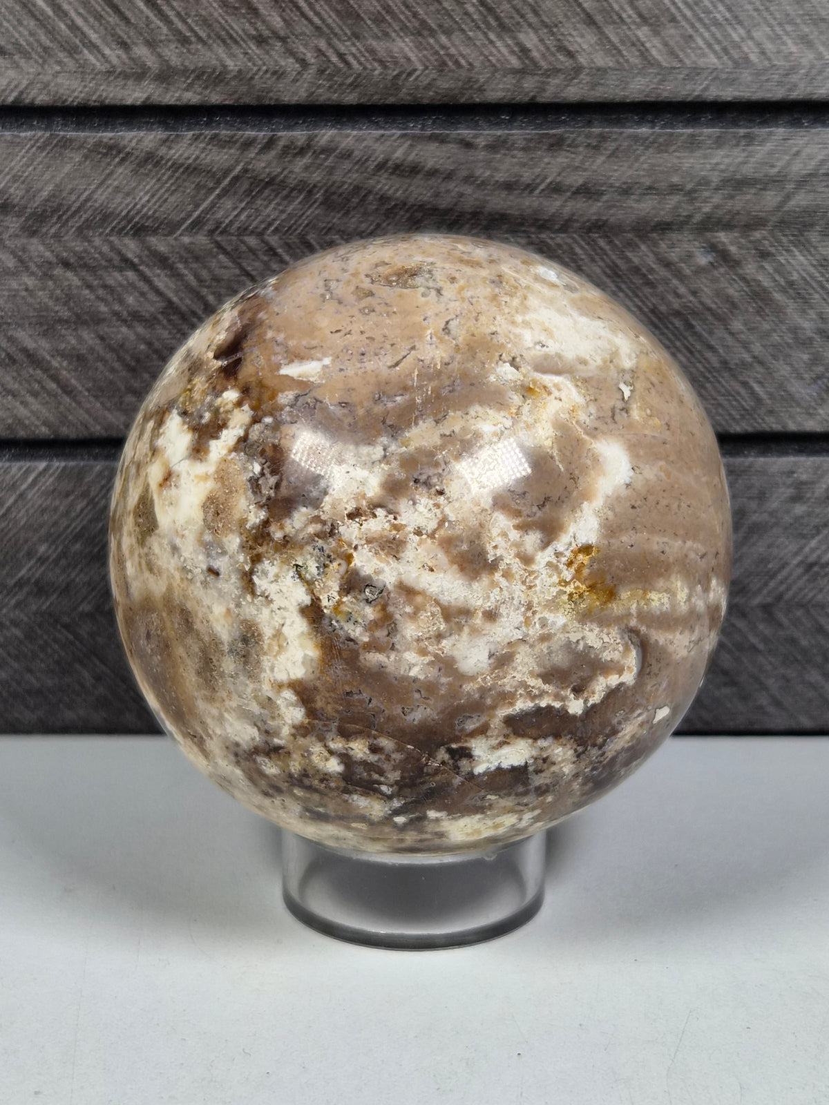 Zwarte Opaal bol 394 gram