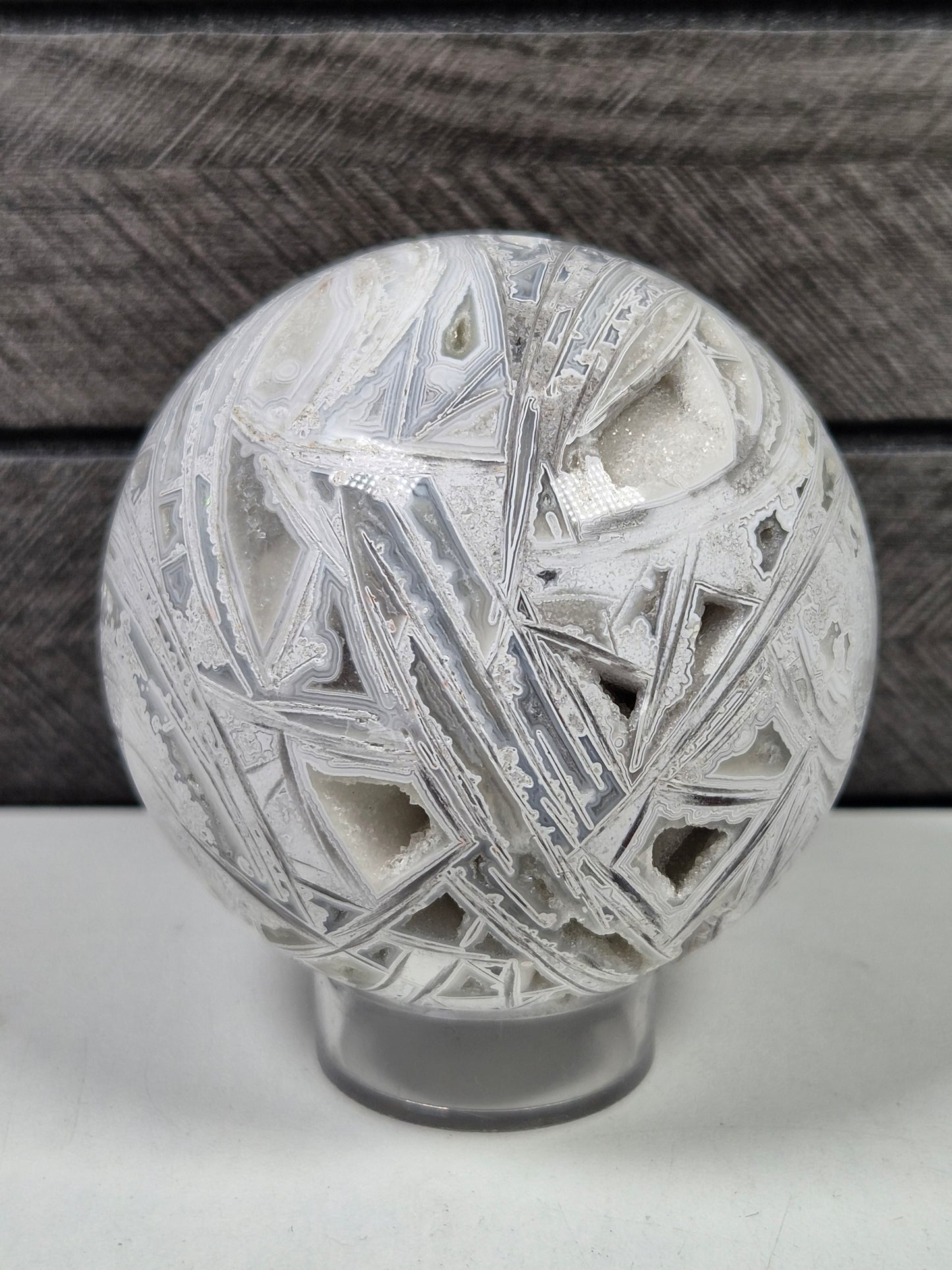 Witte Crazy Lace bol 360 gram
