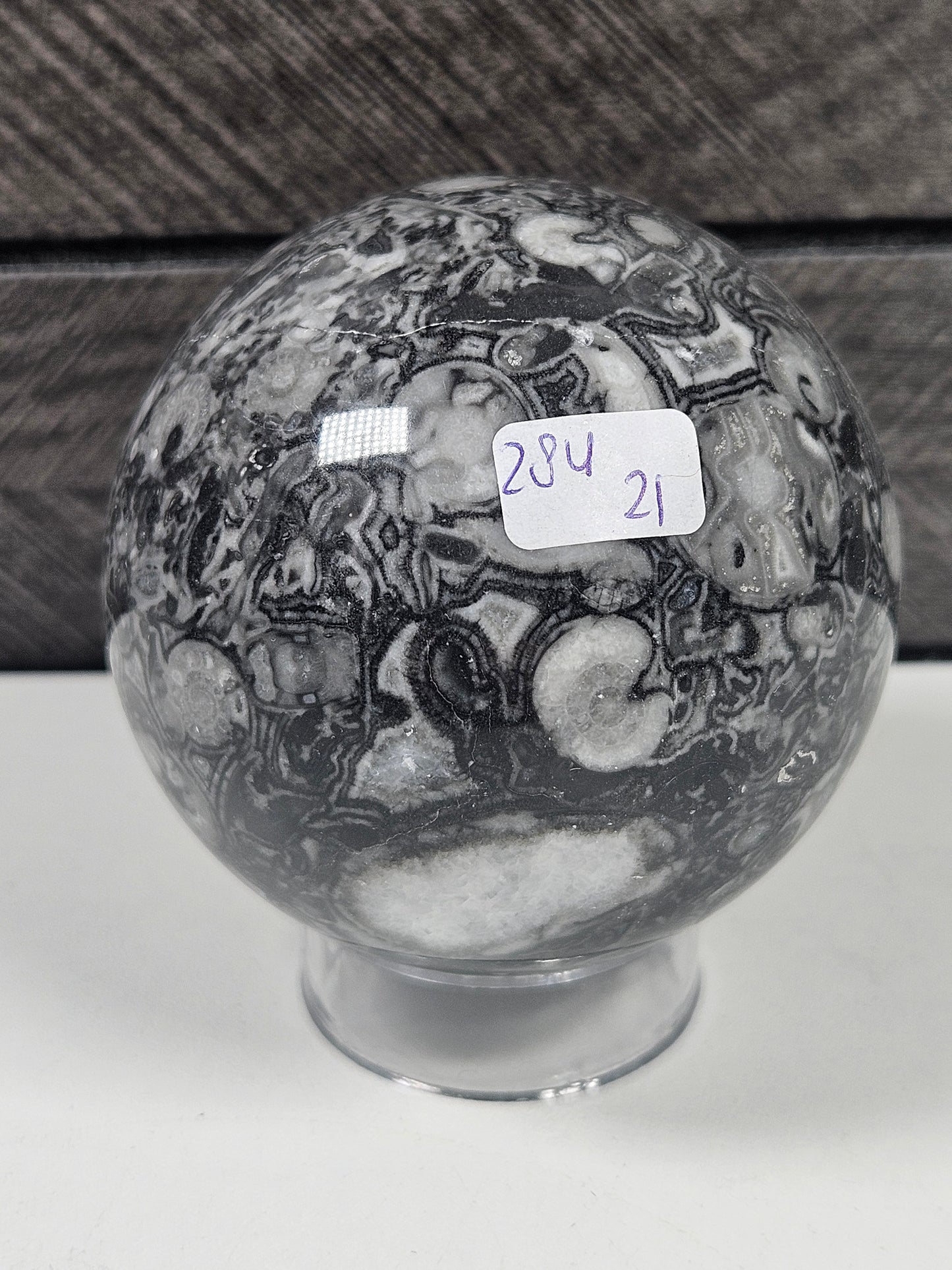 Fossiel Jaspis bol 284 gram