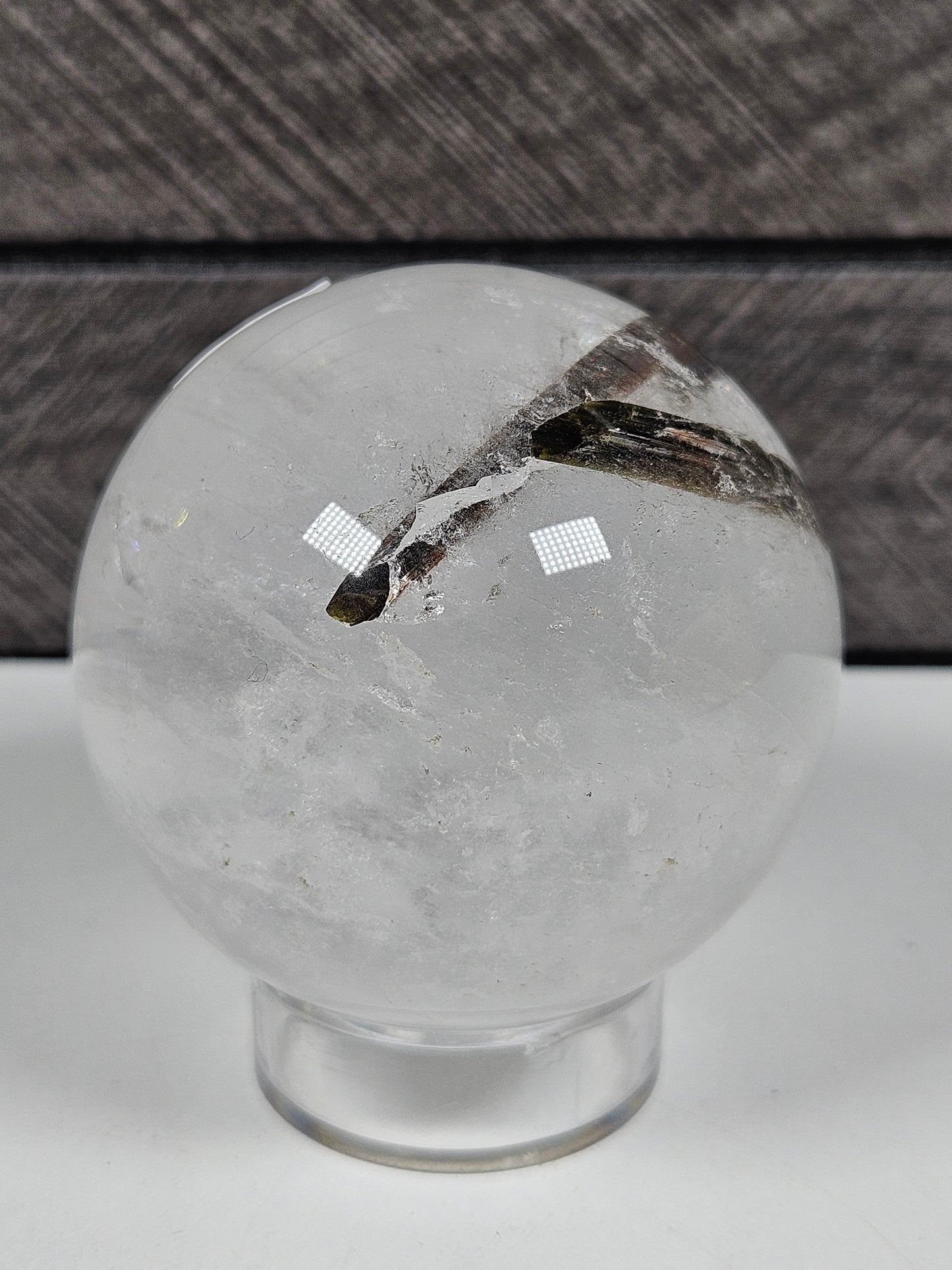 Zwarte toermalijn in kwarts 232 gram