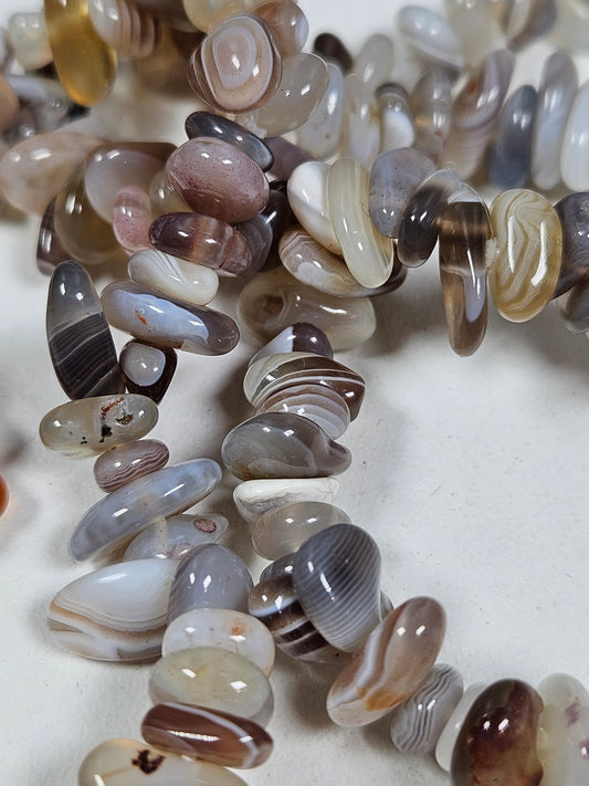 Botswana agaat split armband