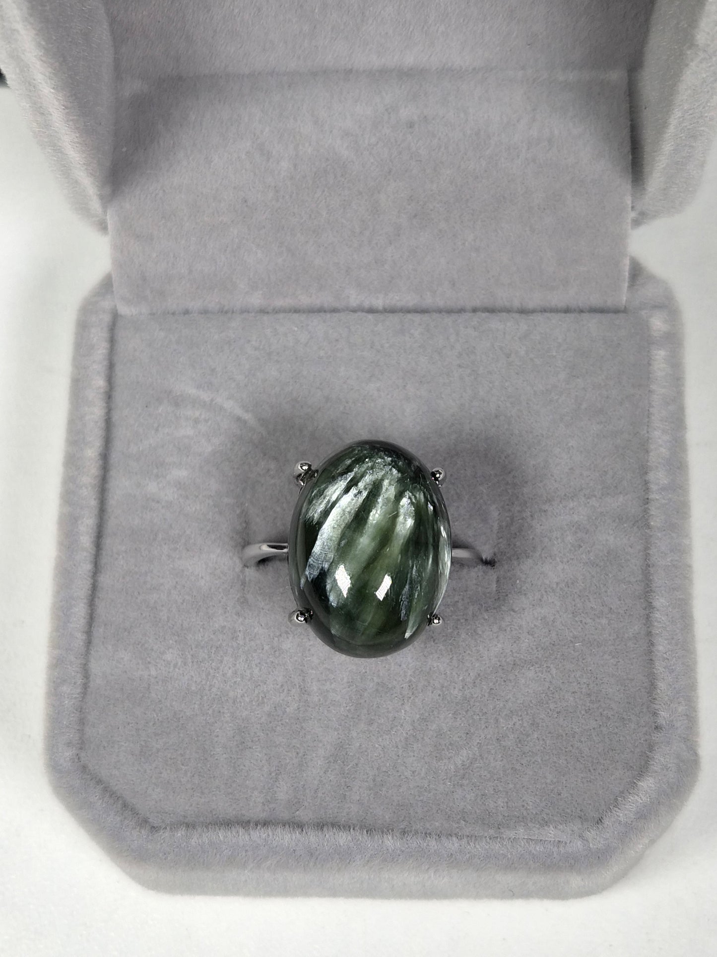 Serafiniet s925 (zilver) verstelbare ring nr14