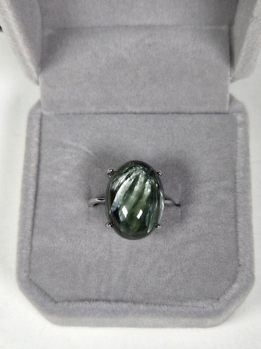 Serafiniet s925 (zilver) verstelbare ring nr14